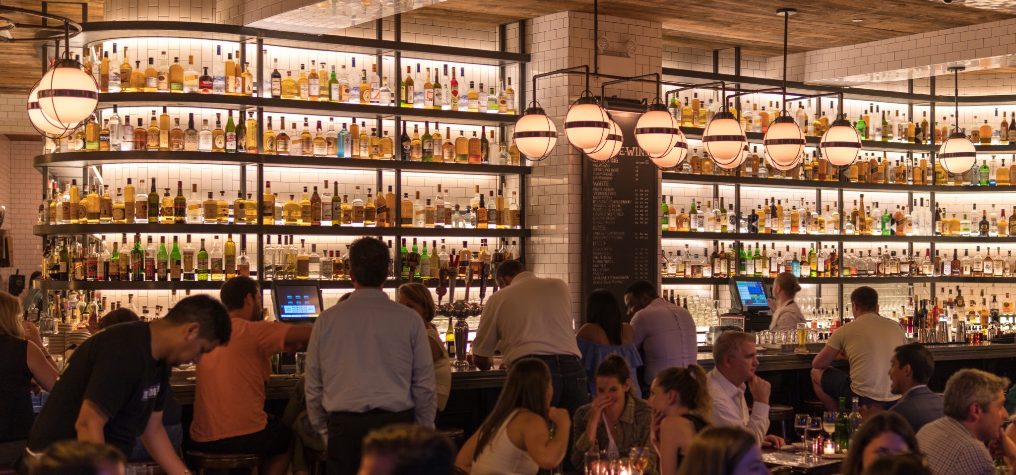 crowded bar
